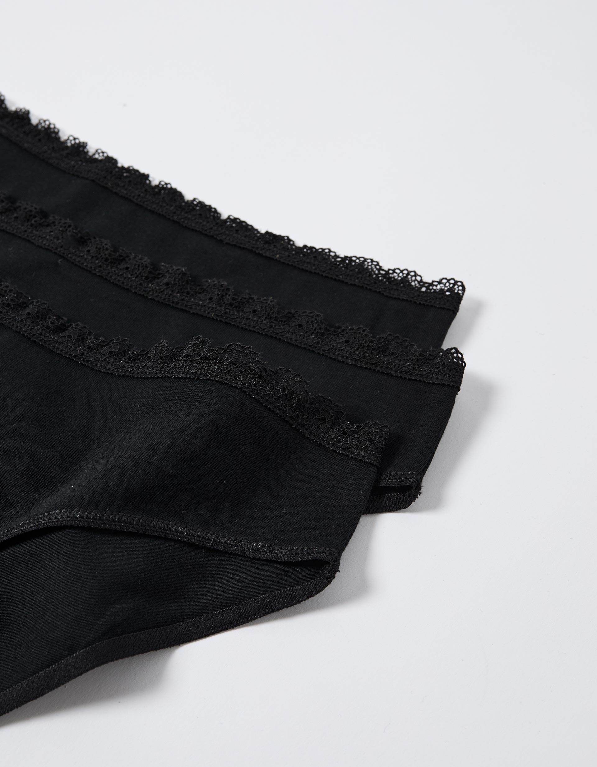 Pack 3 Cuecas, Mulher, Preto