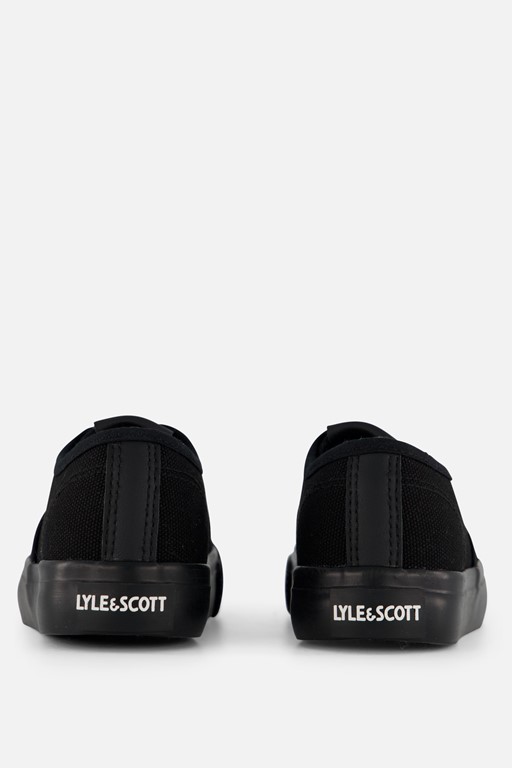 Lyle & Scott Wick Sneakers zwart Canvas
