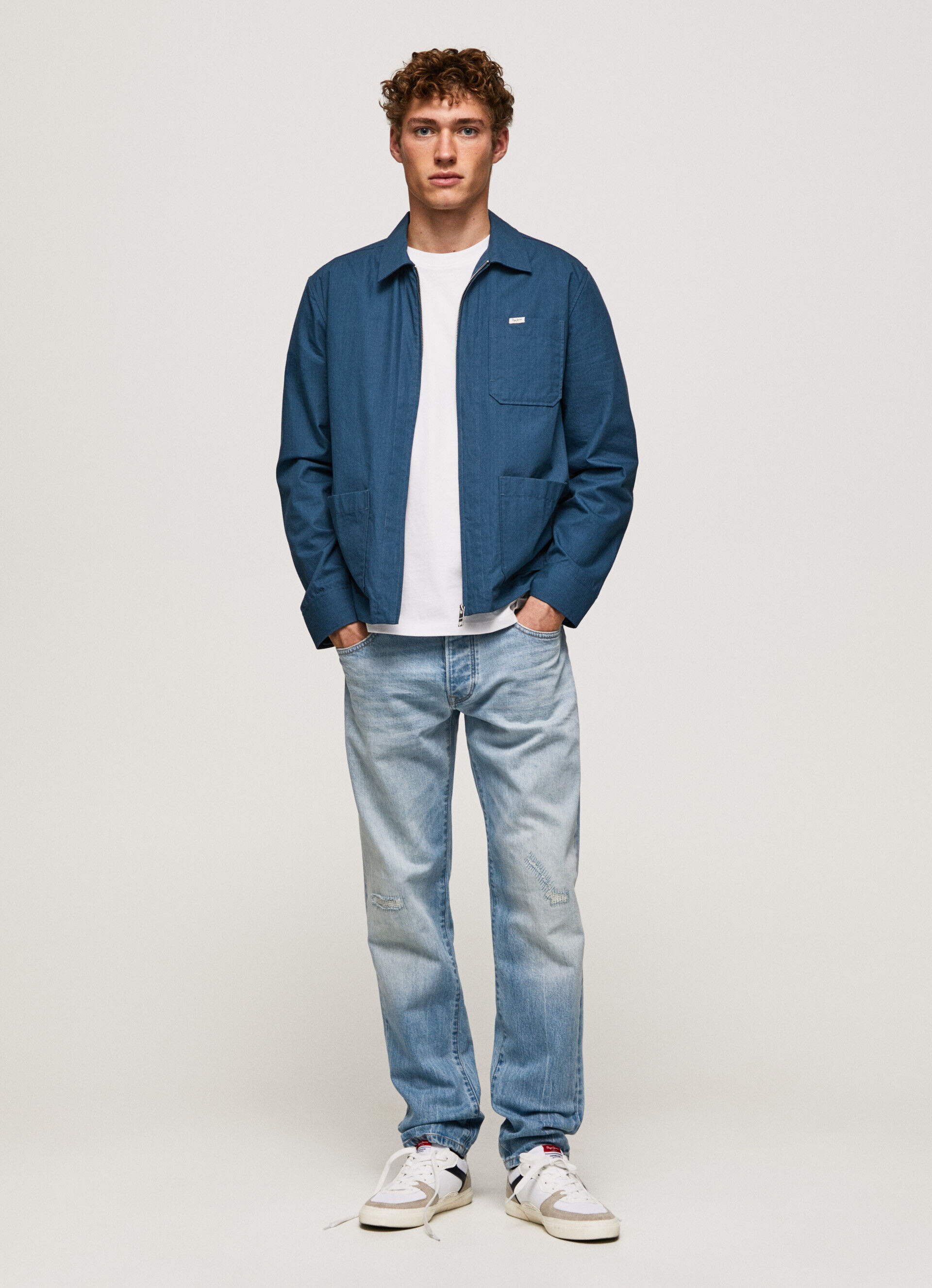 Calça jeans Stanley, corte e cintura regulares - jeans