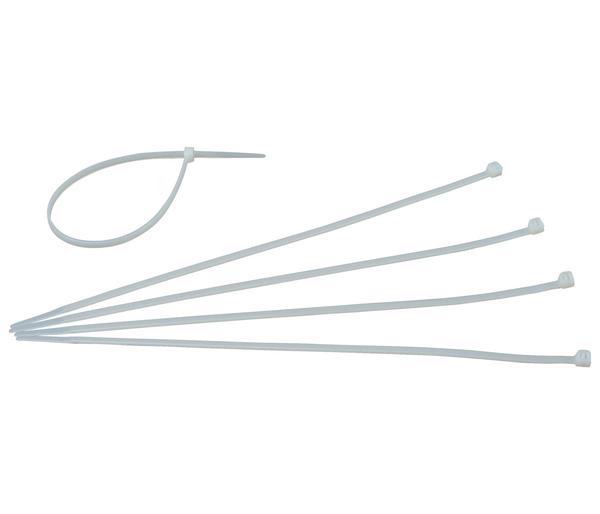 Dehner Kunststoff-Kabelbinder, transparent, 50