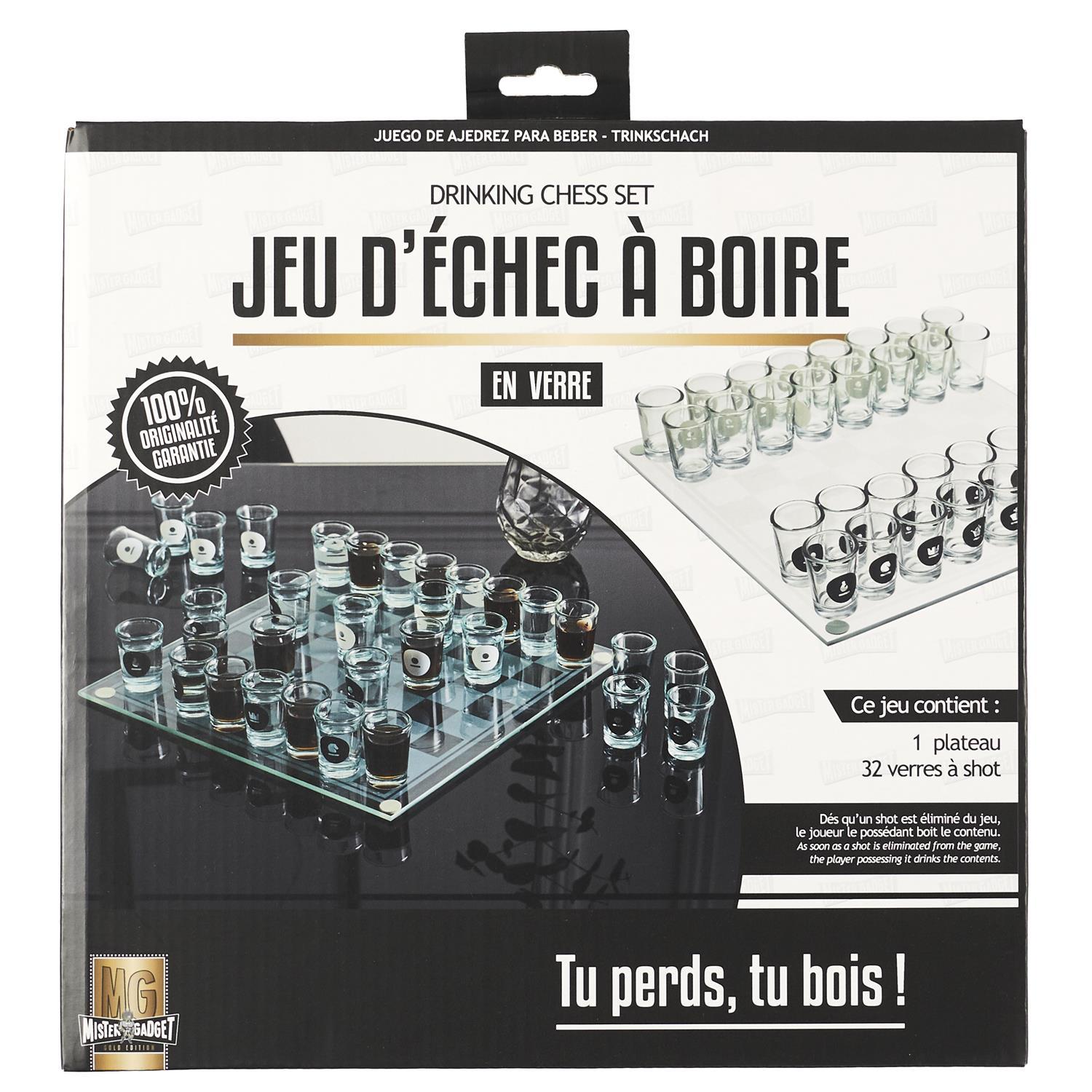 JEU ECHEC A BOIRE VERRE
