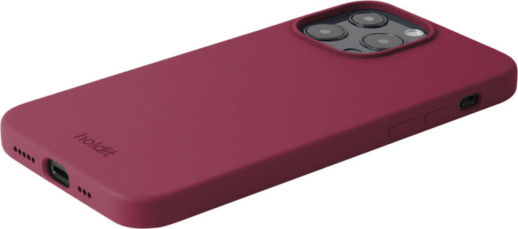 HoldIt Silicone Case iPhone 13 Pro Bordeaux