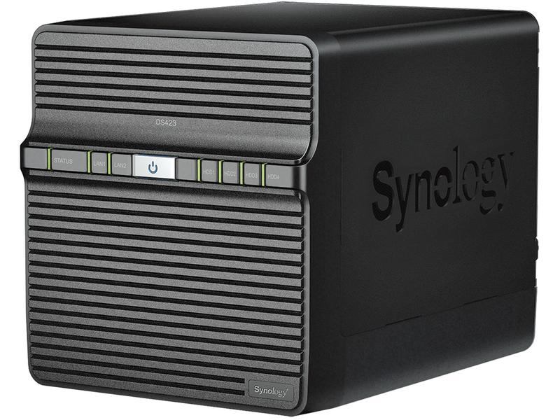Synology NAS DiskStation DS423 4-bay Private Cloud-Zentrale mit vier Einschüben
