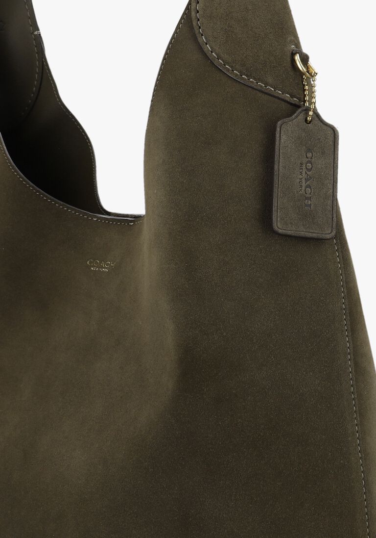 donkergroene coach schoudertas brooklyn shoulder bag 39