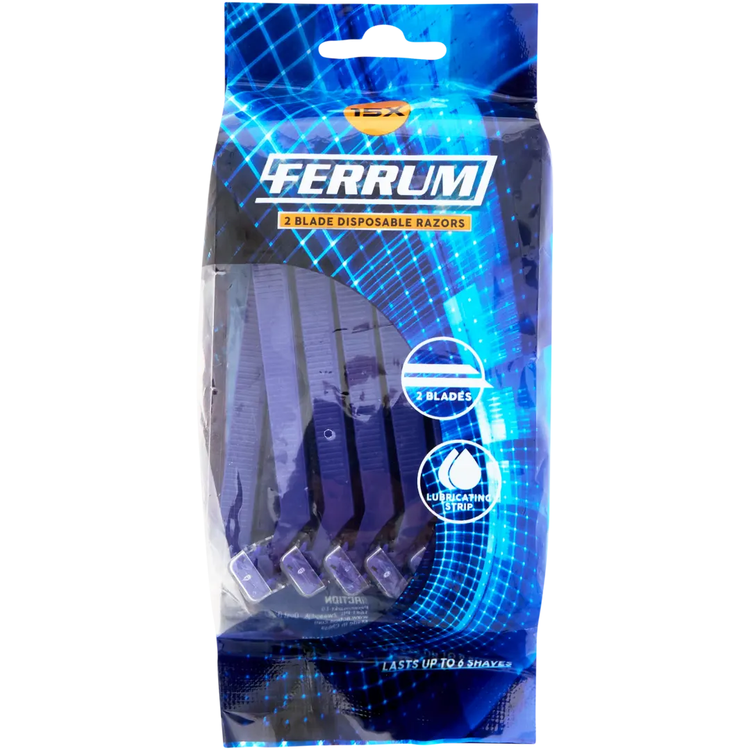 Ferrum wegwerpscheermesjes 15 stuks