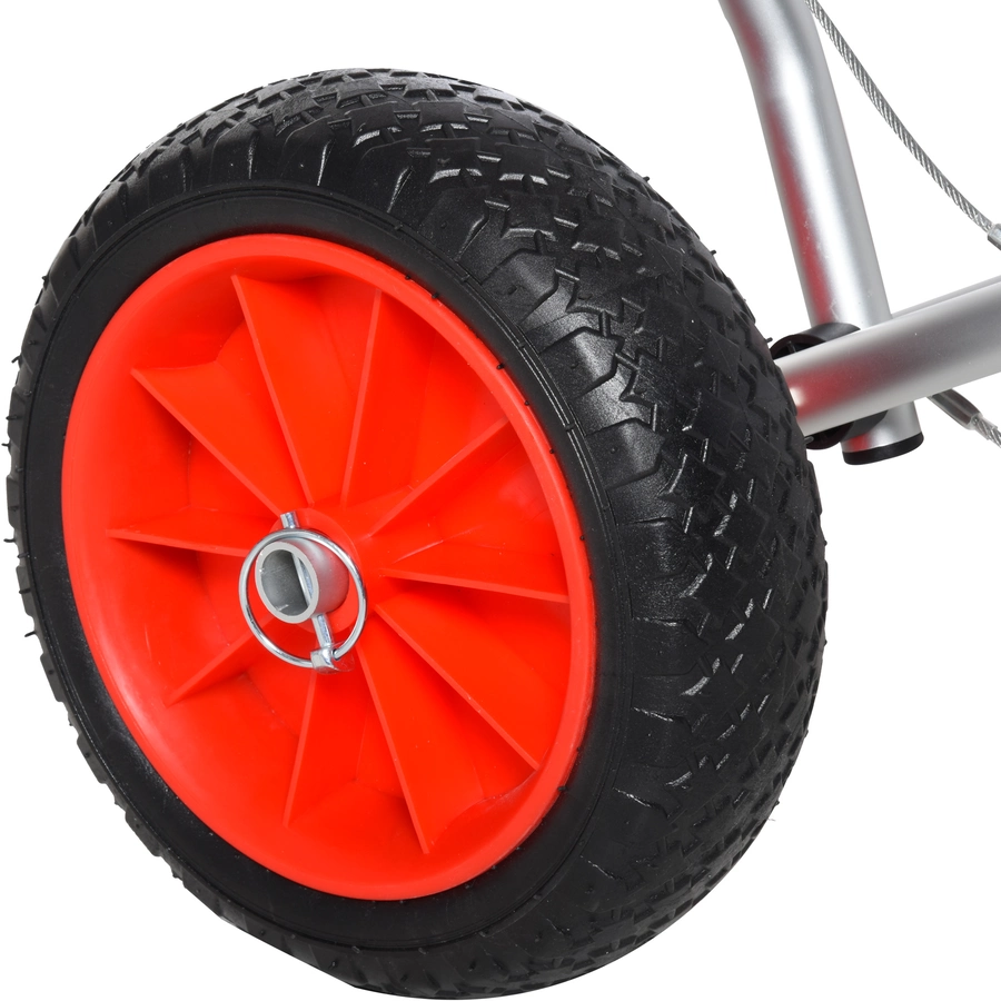 HOMCOM Bootswagen klappbar silber