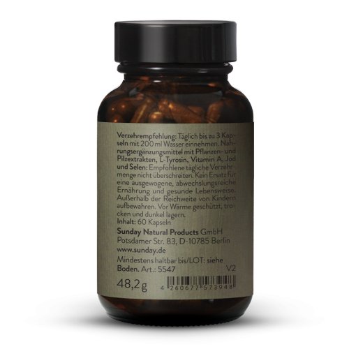 Sunday Natural Products  Schilddrüse Balance Essentials Plus
