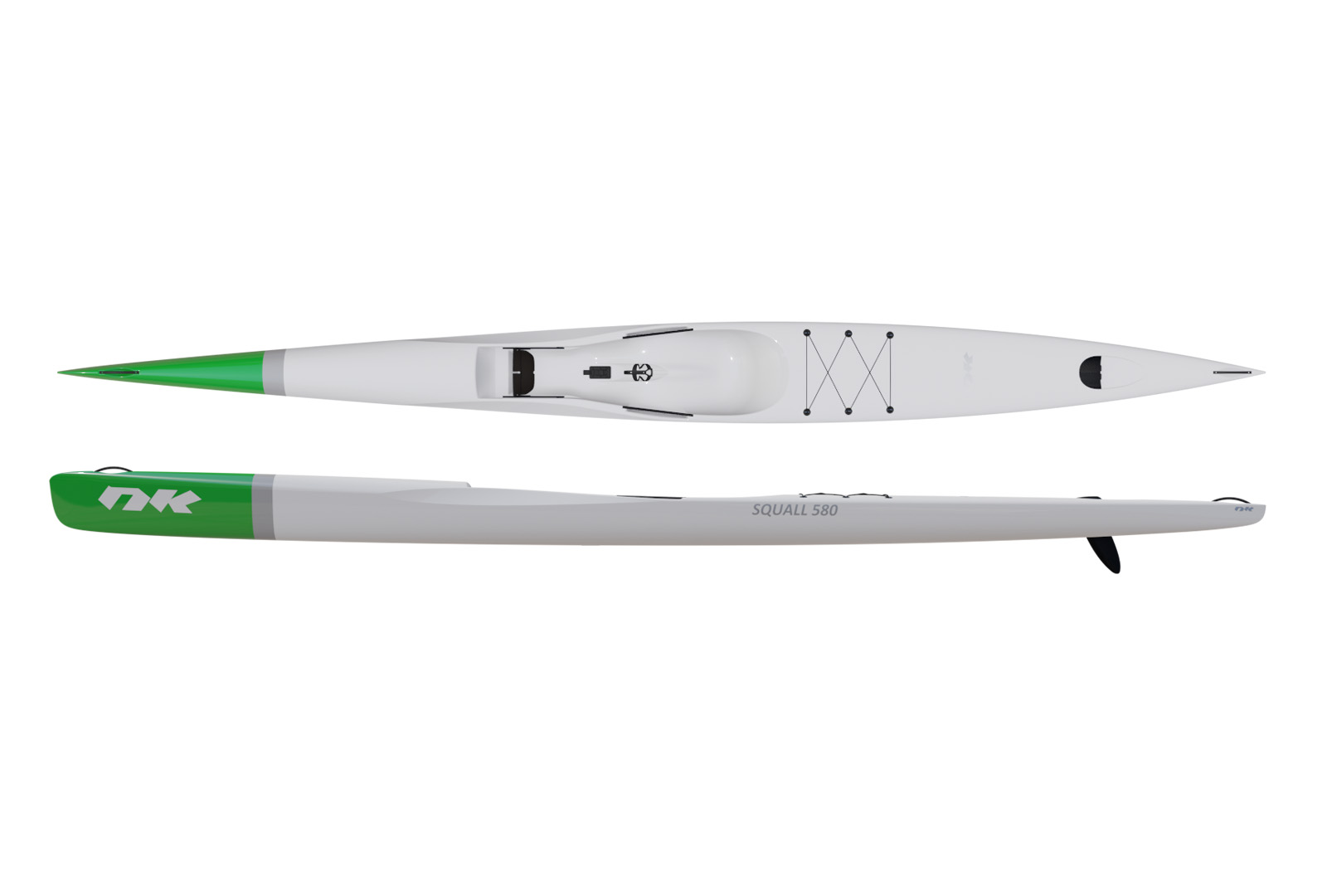 Nordic Kayaks Squall 580 CarbonComp Hvit/Grønn