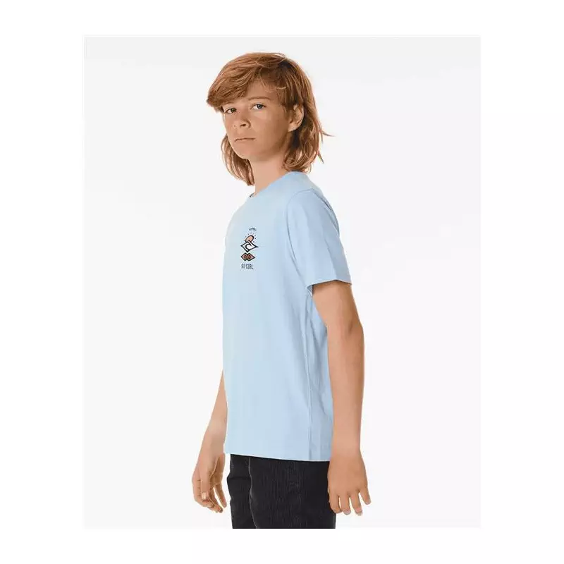 Teeshirt junior RIPCURL Search Icon Tee -Boy Cool Blue 12
