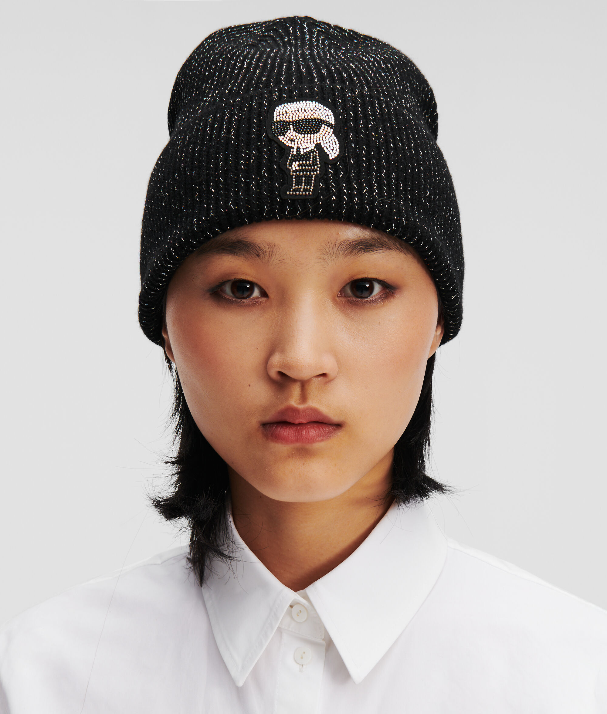 BONNET EN LUREX K/IKONIK KARL