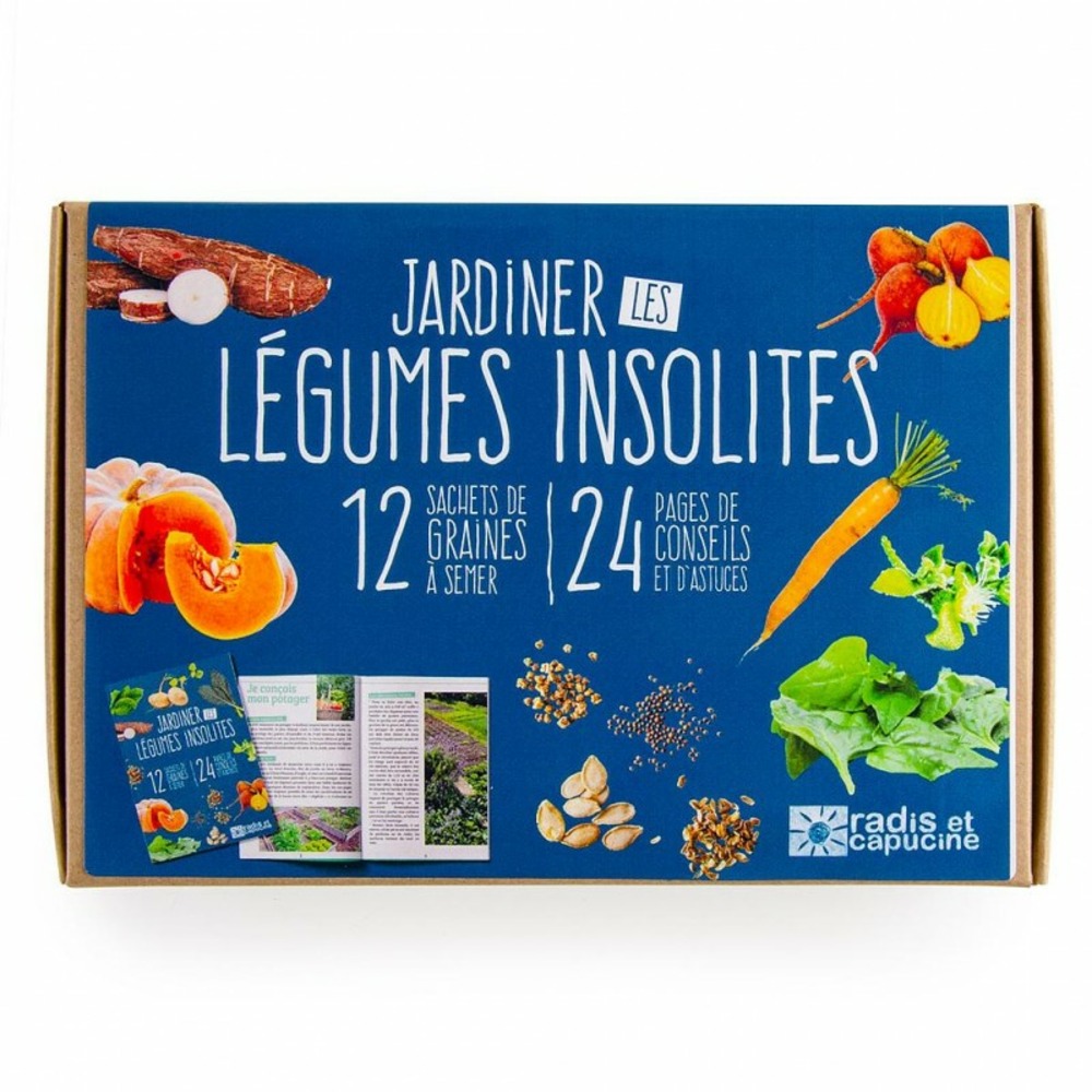Coffret de graines insolites à semer (12 variétés)