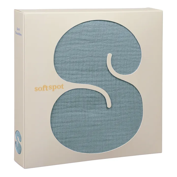 Soft Spot Lange d'emmailottage en coton bio 120x120 cm | River