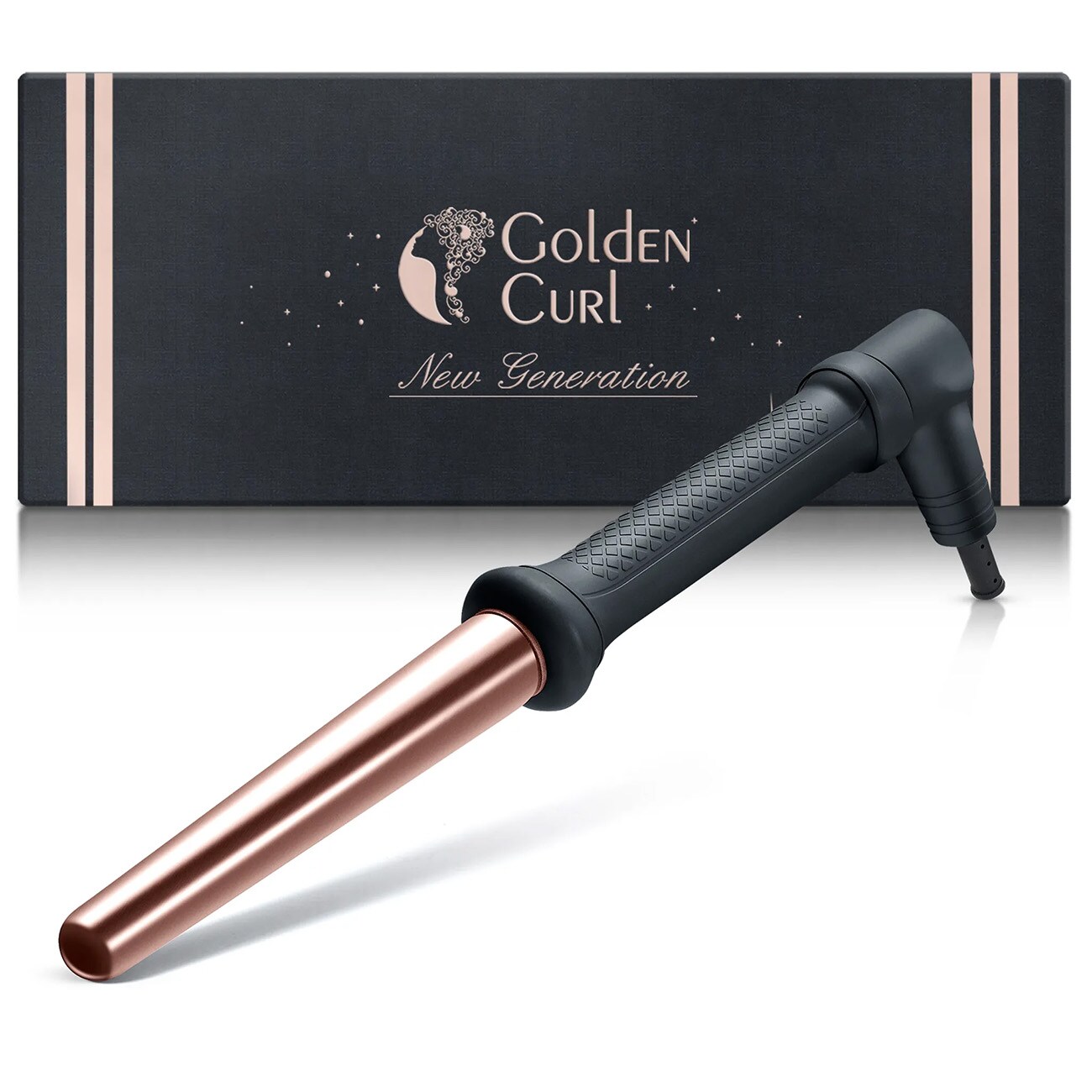 Golden Curl GL506 The Gold 18-25mm Curler schwarz Lockenstab