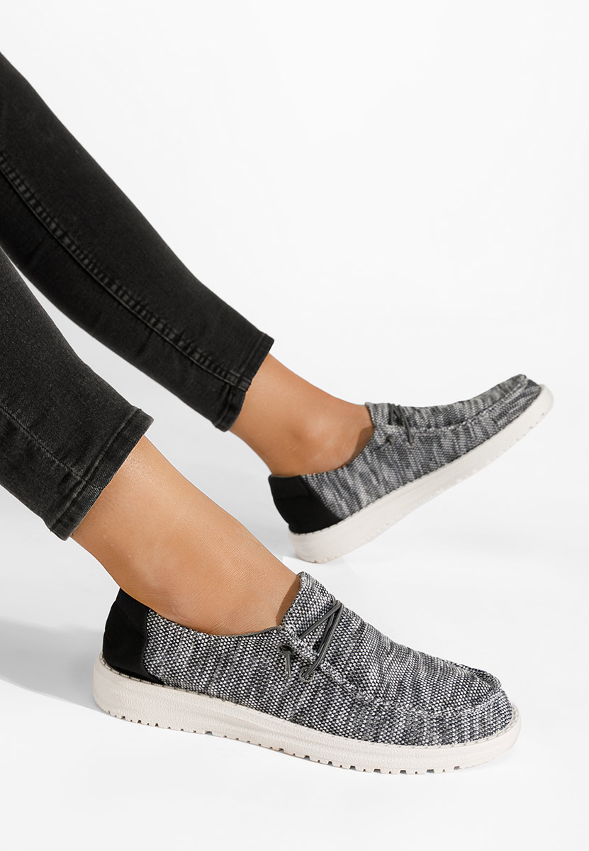 Chaussures casual femme noirs Velonia V3