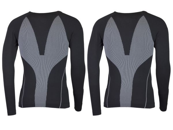 Rogelli Core LS Tee 2-Pack Undertrøje, Black