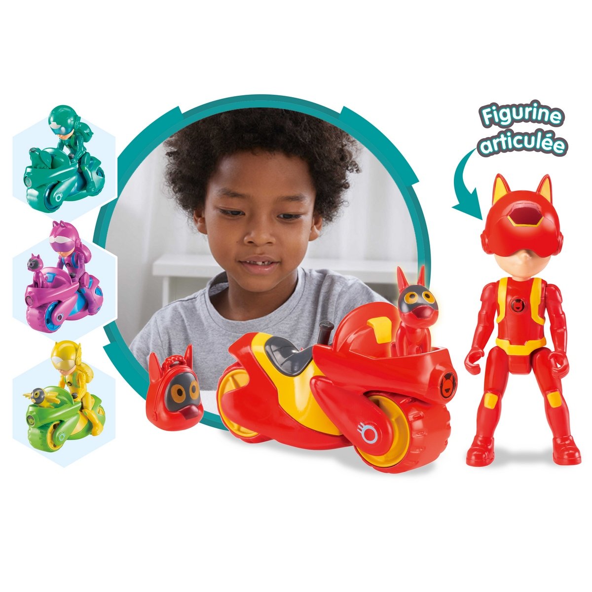 Figurine Petronix & Moto Petmobile
