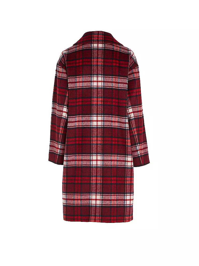 TOMMY HILFIGER Wollmantel rot