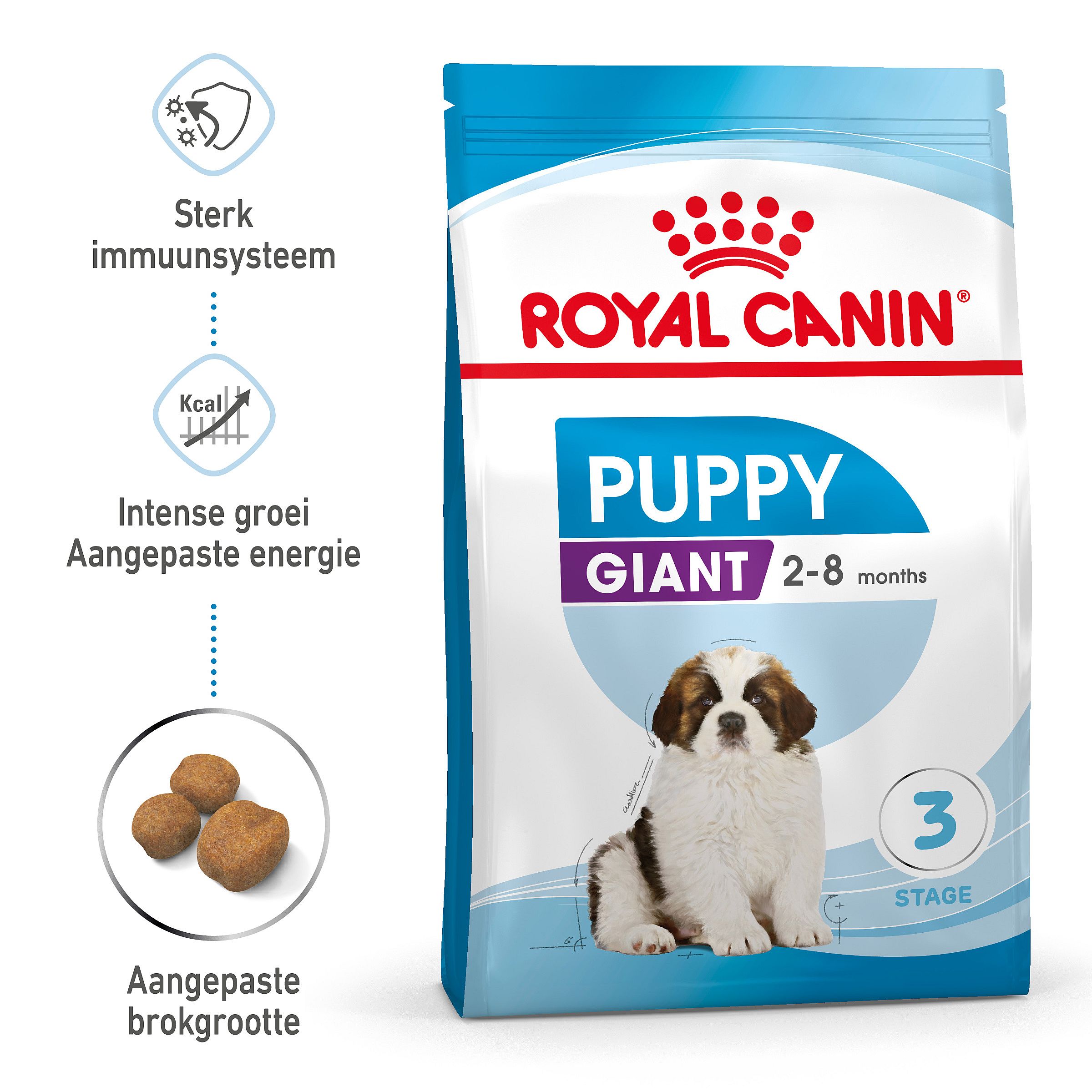 ROYAL CANIN® Giant Dog Puppy >45Kg 14kg - Hondenvoer voor de spijsvertering en gewrichten van pups van zeer grote honden vanaf 45 kilo