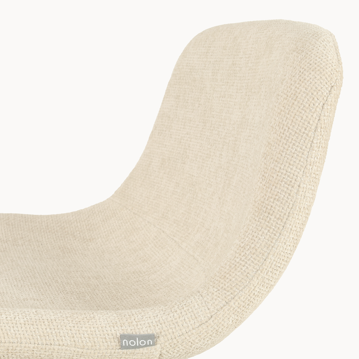 Barkruk Nino-Mats zwart onderstel cottonbeige 65 cm