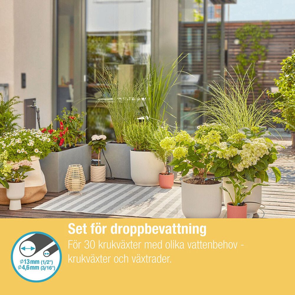 STARTSETT GARDENA MICRO-DRIP-SYSTEM TERRASSE 30 PLANTER