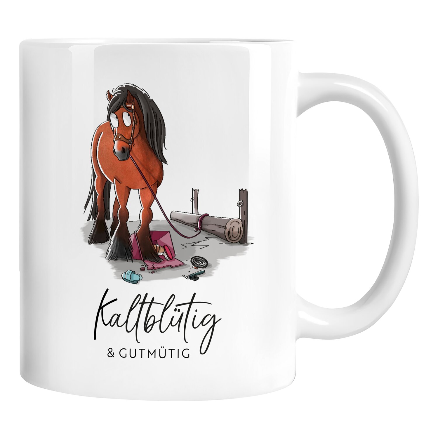 mrs. RIDE Keramiktasse  - white - kaltblütig