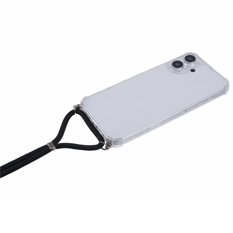 Handyhülle mit Band iPhone 16 transparent