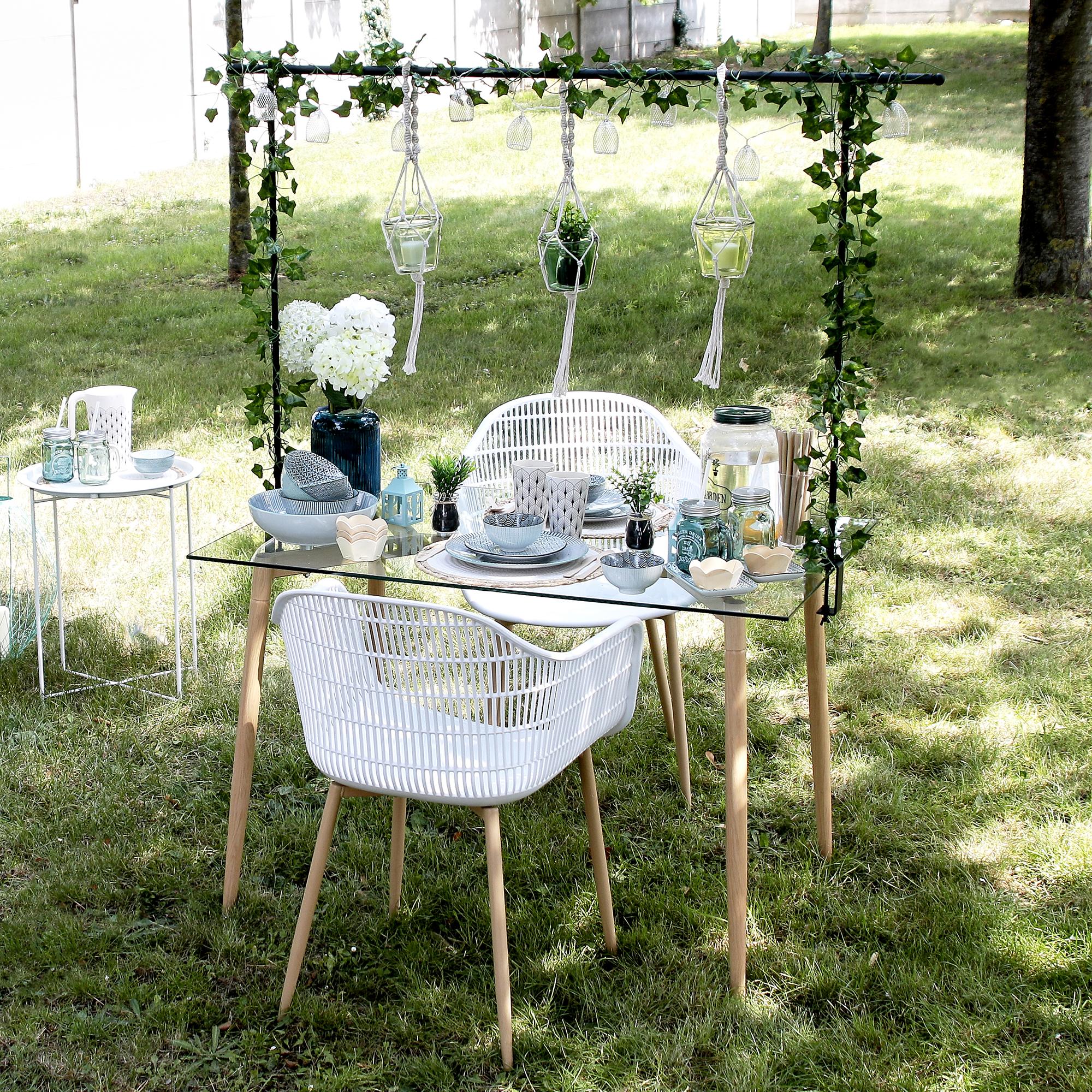 BARRE DECO DE TABLE AJUSTBLE NOIR