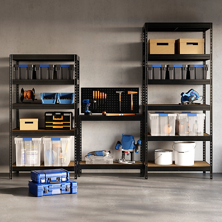 Extension pour étagère de garage en acier thermo-lacqué GoodHome Rand H. 46 x L. 97 x P. 60 cm