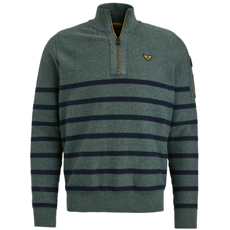 PME Legend  Half Zip Collar Cotton Rib