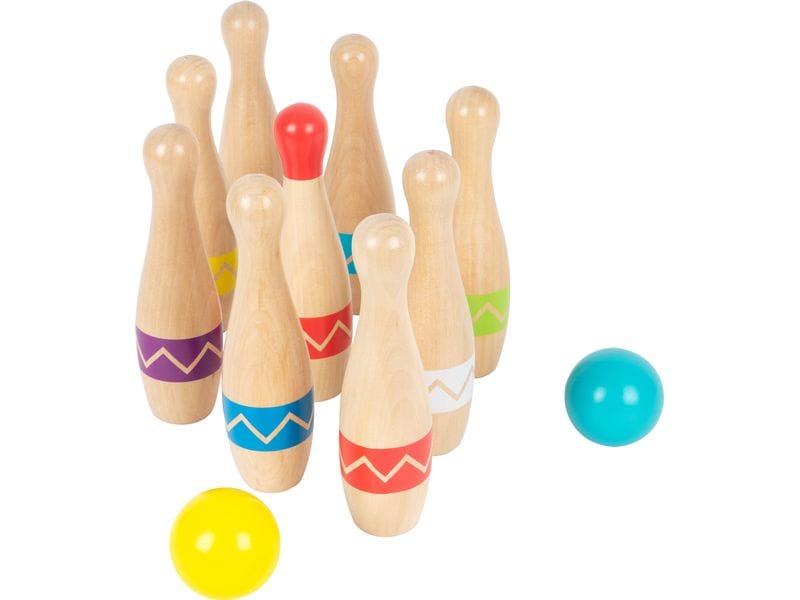 small foot Spielset Kegelspiel Active Active Bowlingspiel aus Holz für die ganze Familie