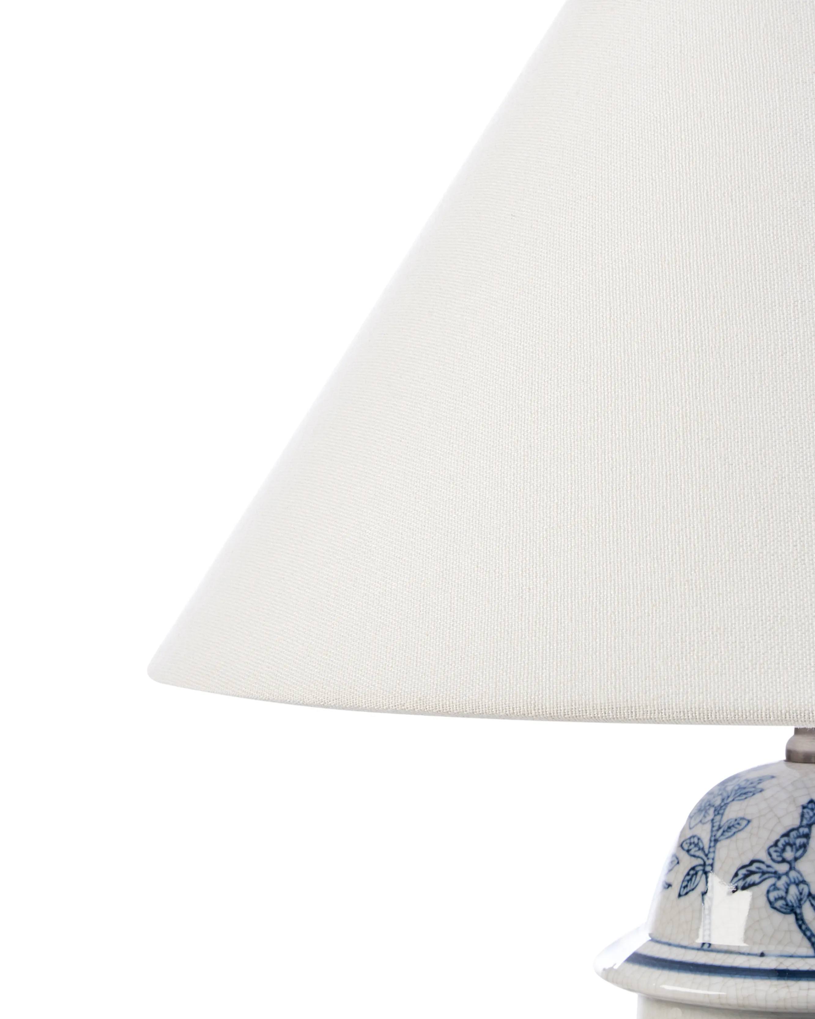 Tafellamp SORRAIA Porselein Wit/blauw