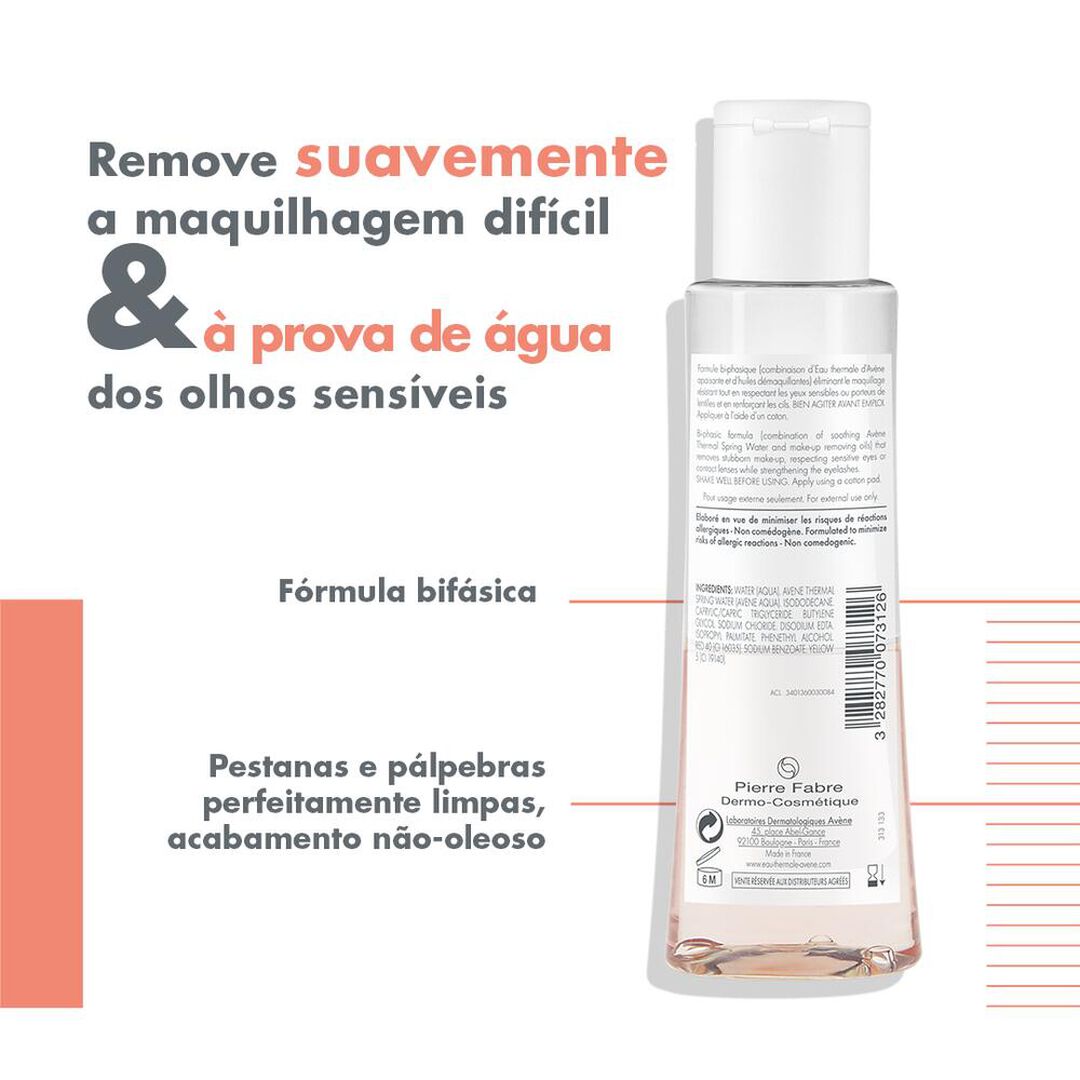 AVENE  Desmaquilhante Intenso de Olhos - 125ml