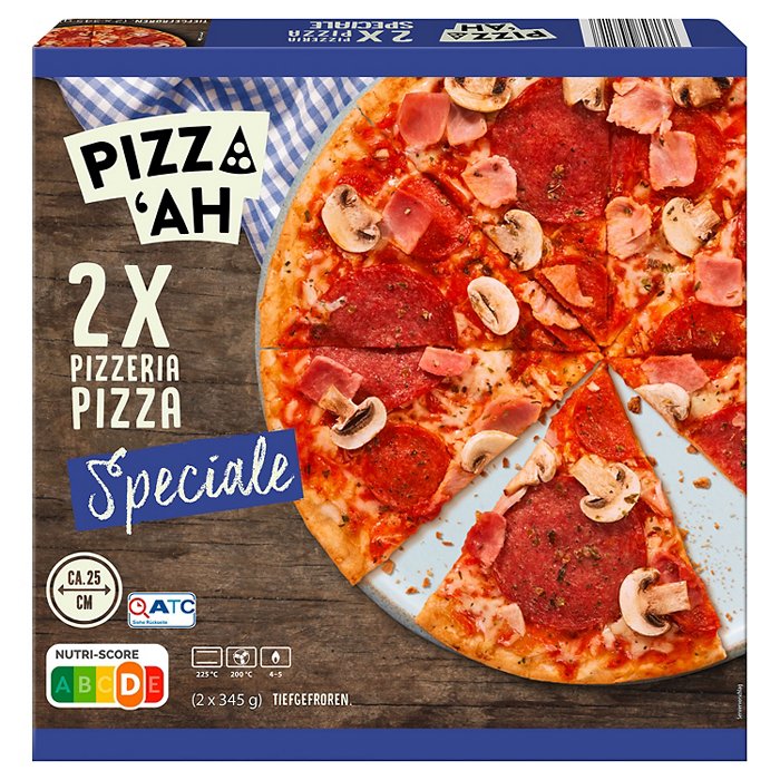 PIZZ‘AH Pizza Speciale 660 g
