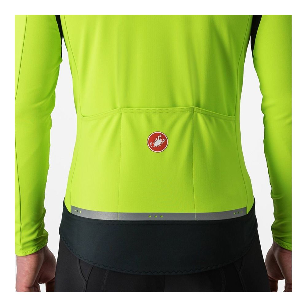 Castelli PERFETTO - Veste Homme electric lime/dark gray