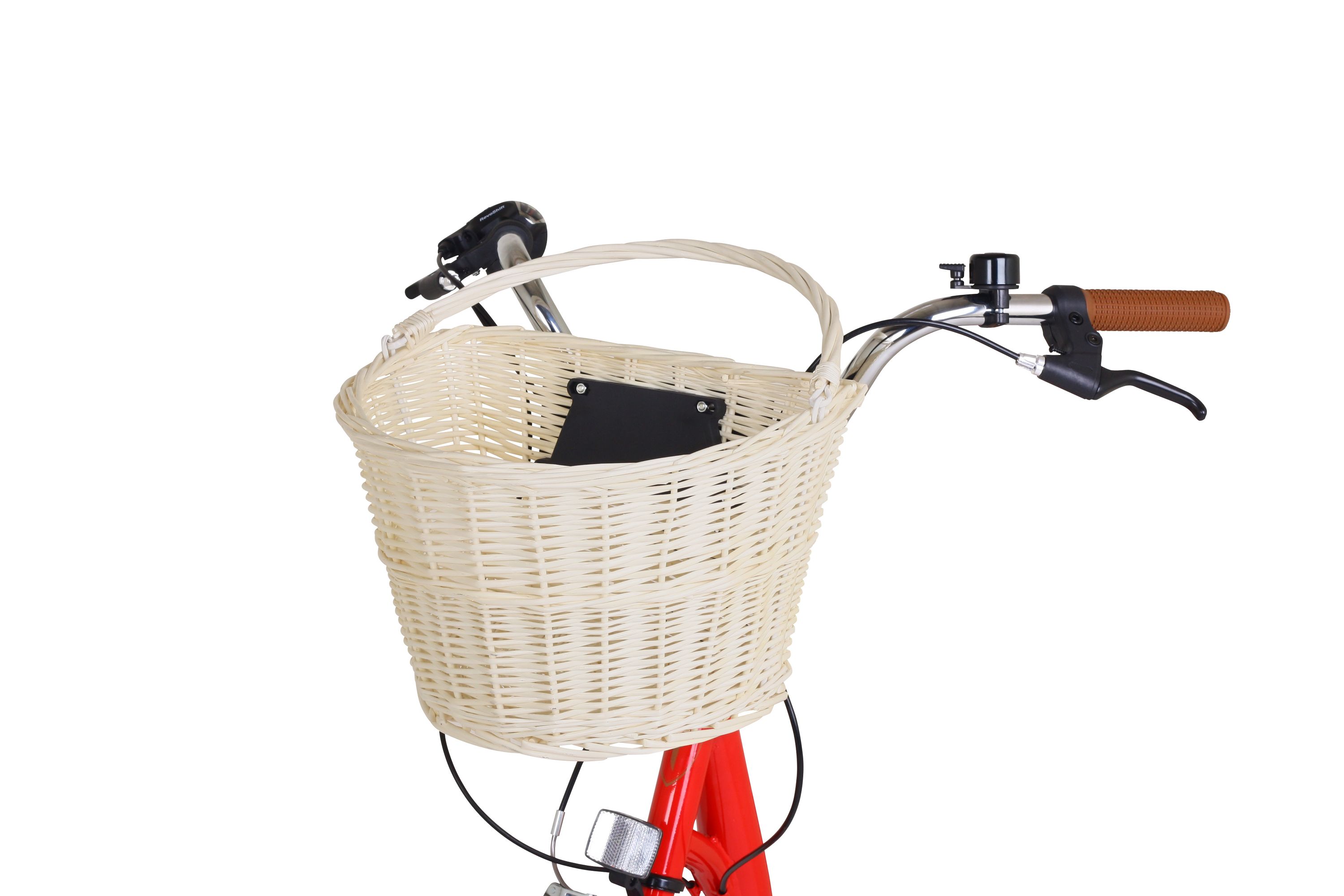 Velokorb vorne 36 x 26 cm weiss