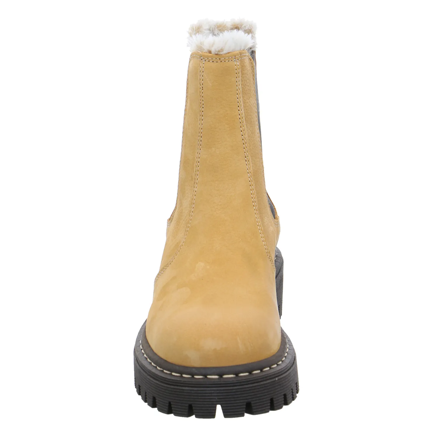 SCHUHENGEL Boot Camel Leder