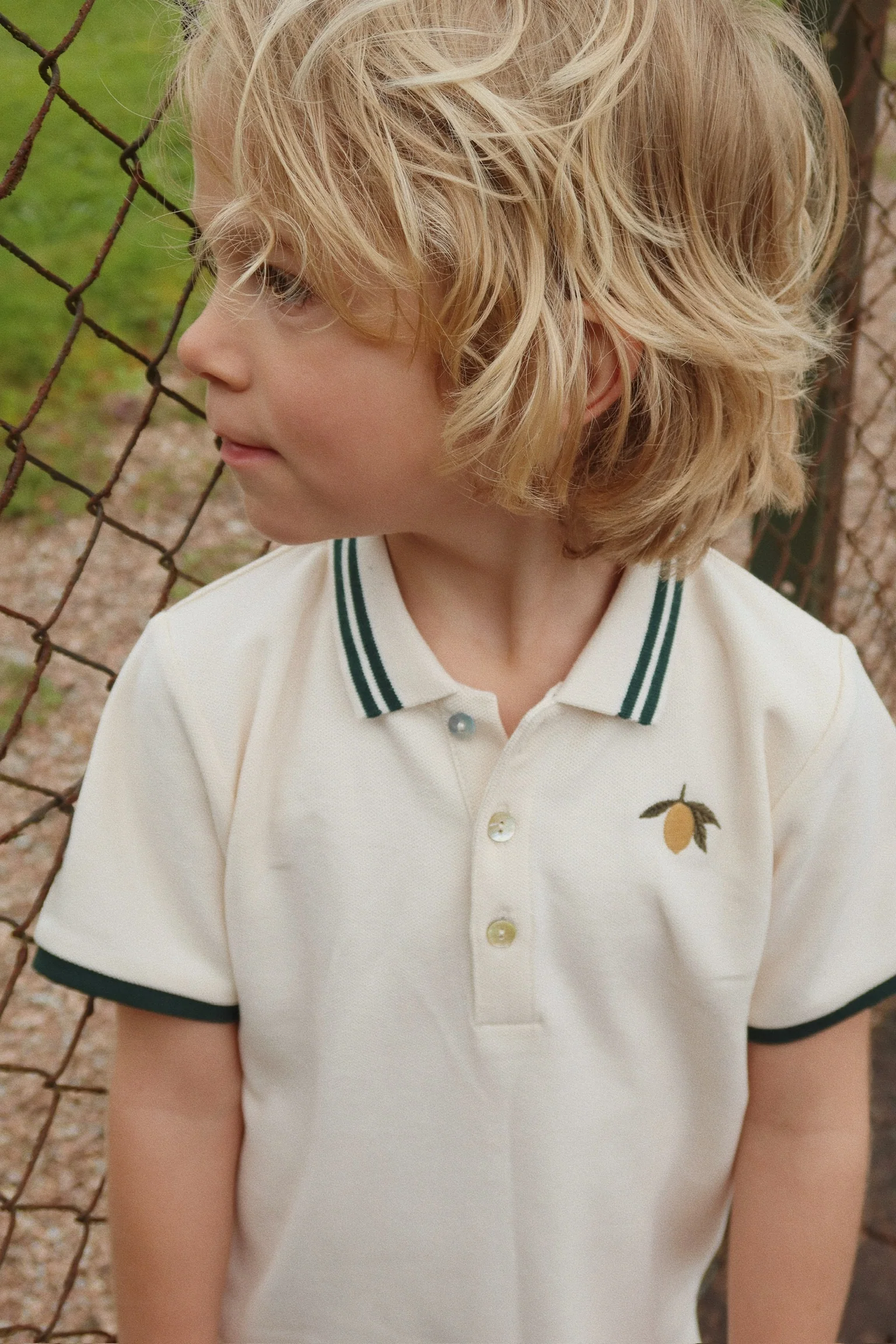 Florian polo - antique white - 12M