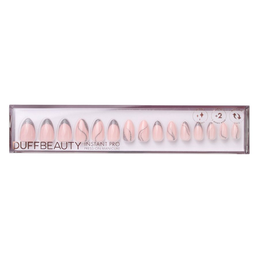 DUFFBEAUTY Reusable Press-On Manicure Starnight Swirl