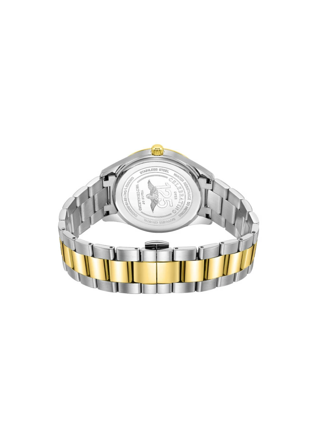 Rotary Quartz-Herrenuhr mit Edelstahlbandgehäuse
