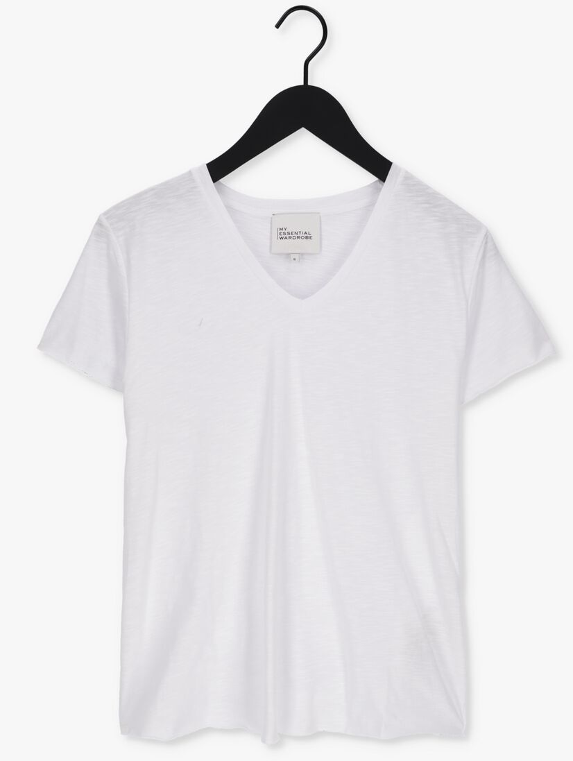 MY ESSENTIAL WARDROBE witte my essential wardrobe t-shirt 08 the vtee slub yarn jersey