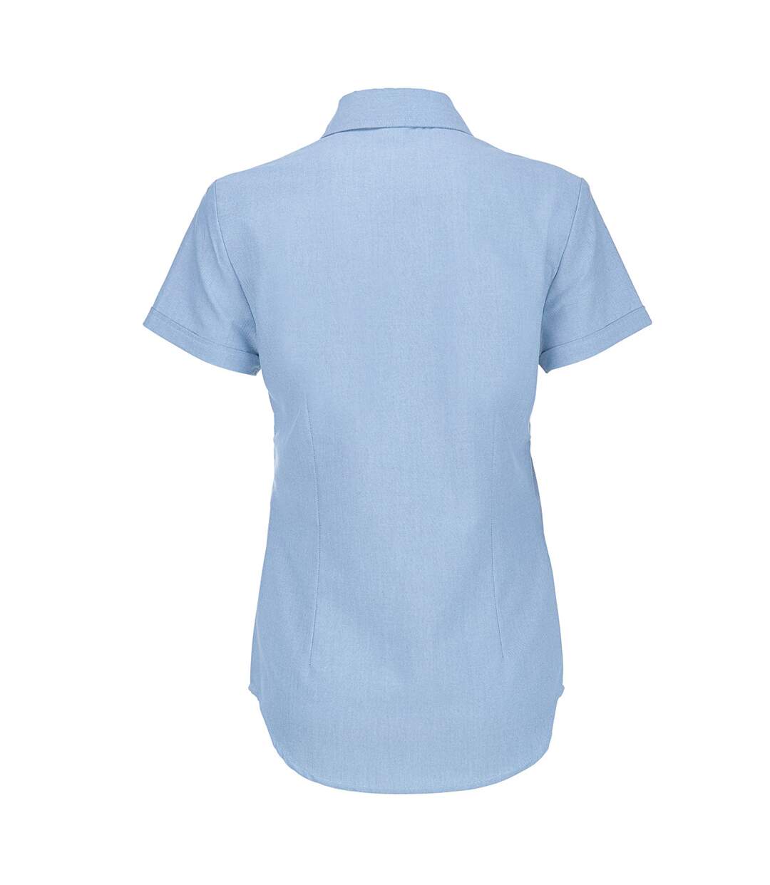 B&C - Chemisier à manches courtes OXFORD - Femme (Bleu) - UTBC116