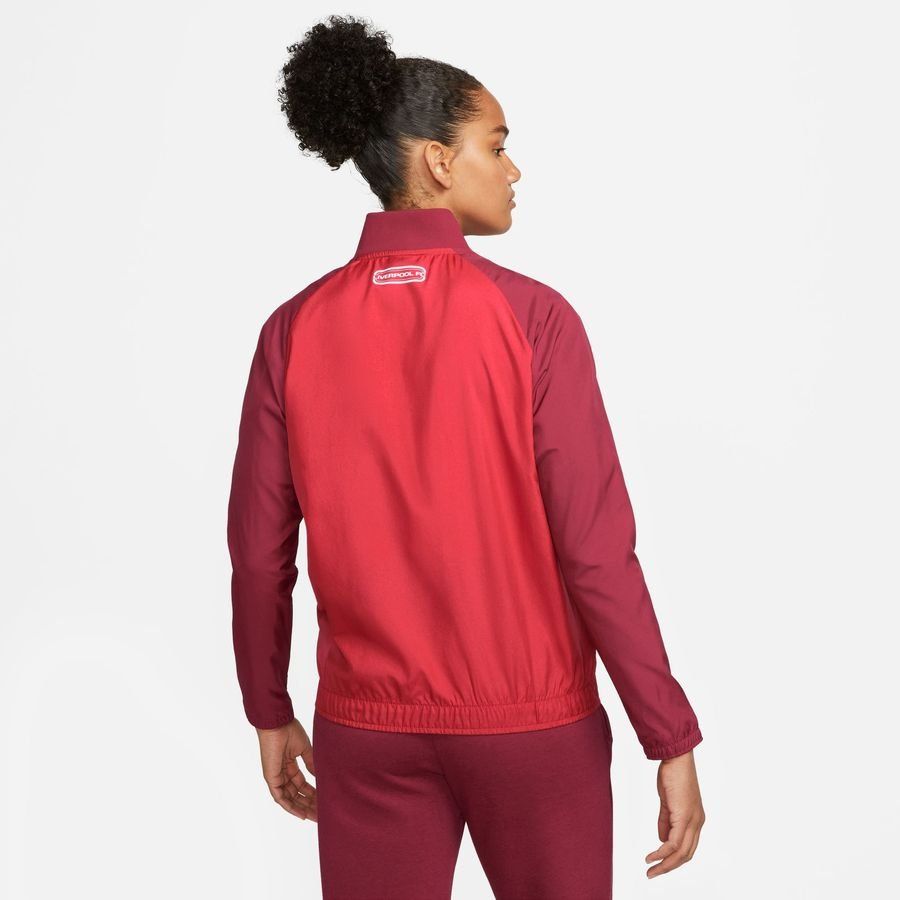 Liverpool Veste d'Entraînement Dri-FIT Anthem - Rouge/Bordeaux/Blanc Femme