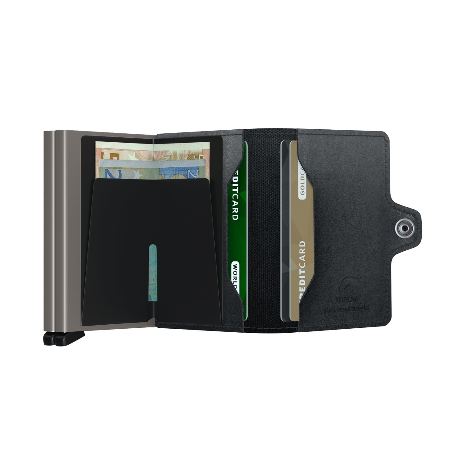 Secrid Twinwallet Portemonnee Mirum Plant-Based black