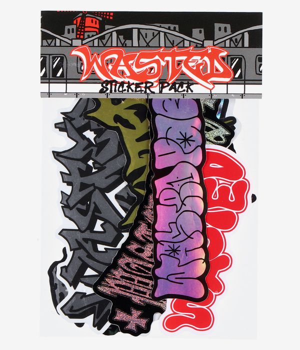 Wasted Paris From Nowhere Sticker