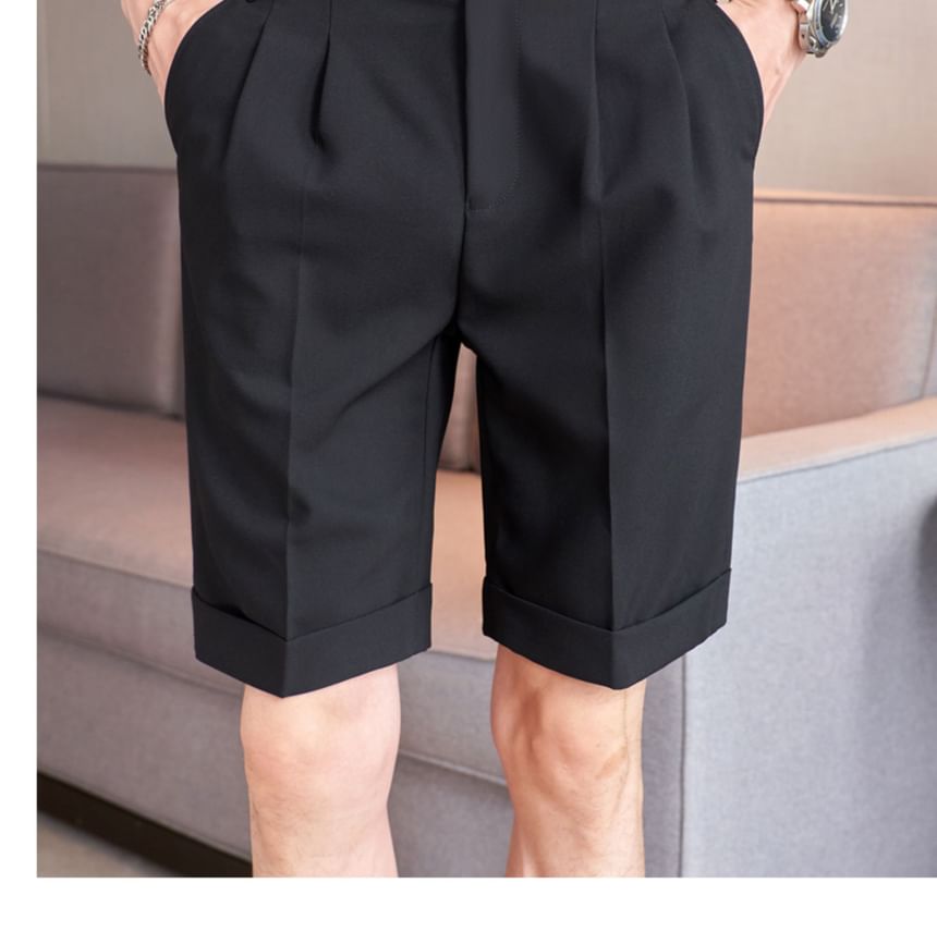 Blueforce - Mid Rise Plain Shorts