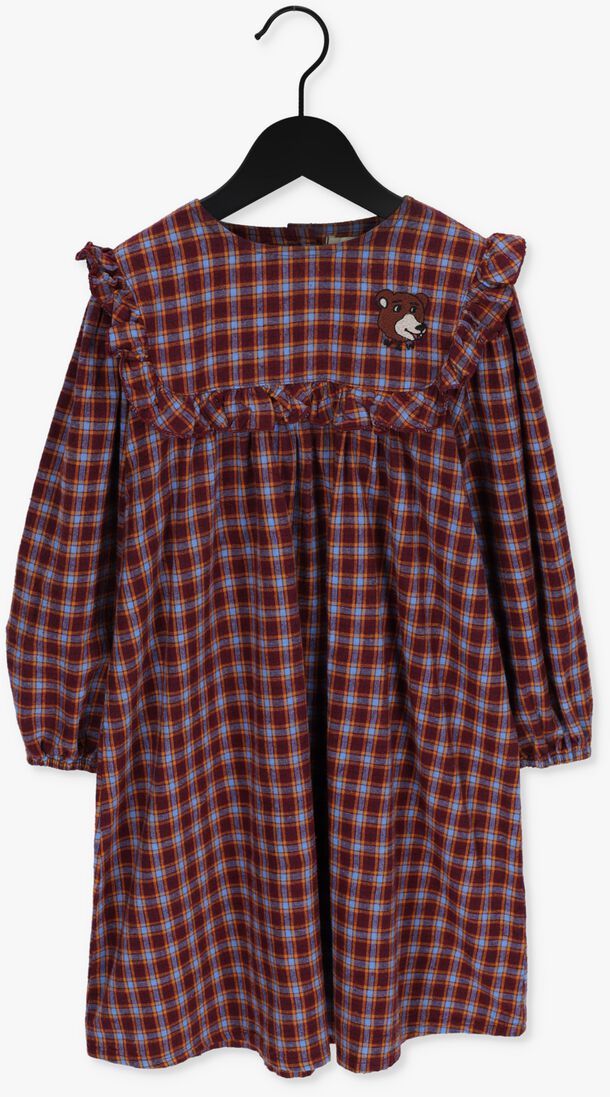 WANDER & WONDER bordeaux wander & wonder midi jurk mila dress