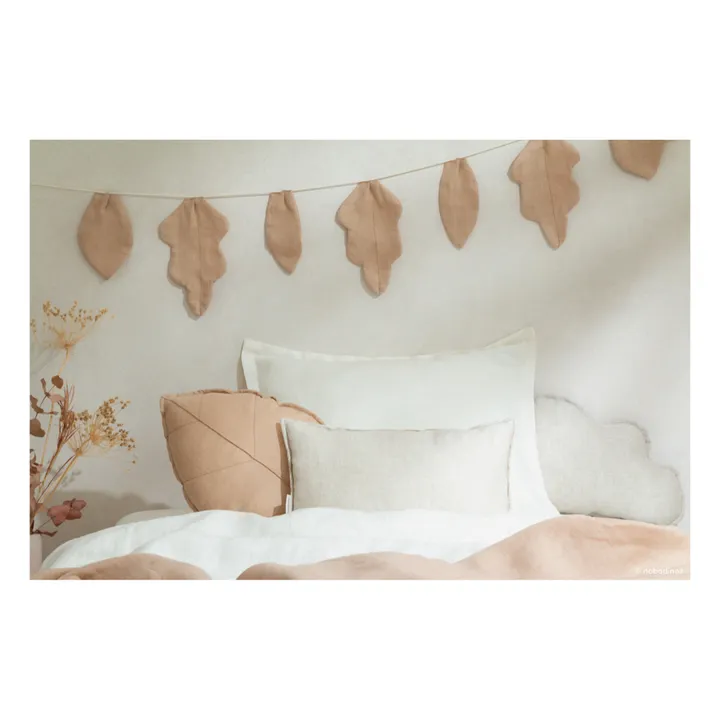 Nobodinoz Guirlande décorative - Lin Français | Sable