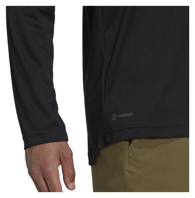 Maillot Manches Longues Adidas Five Ten Noir/Rouge
