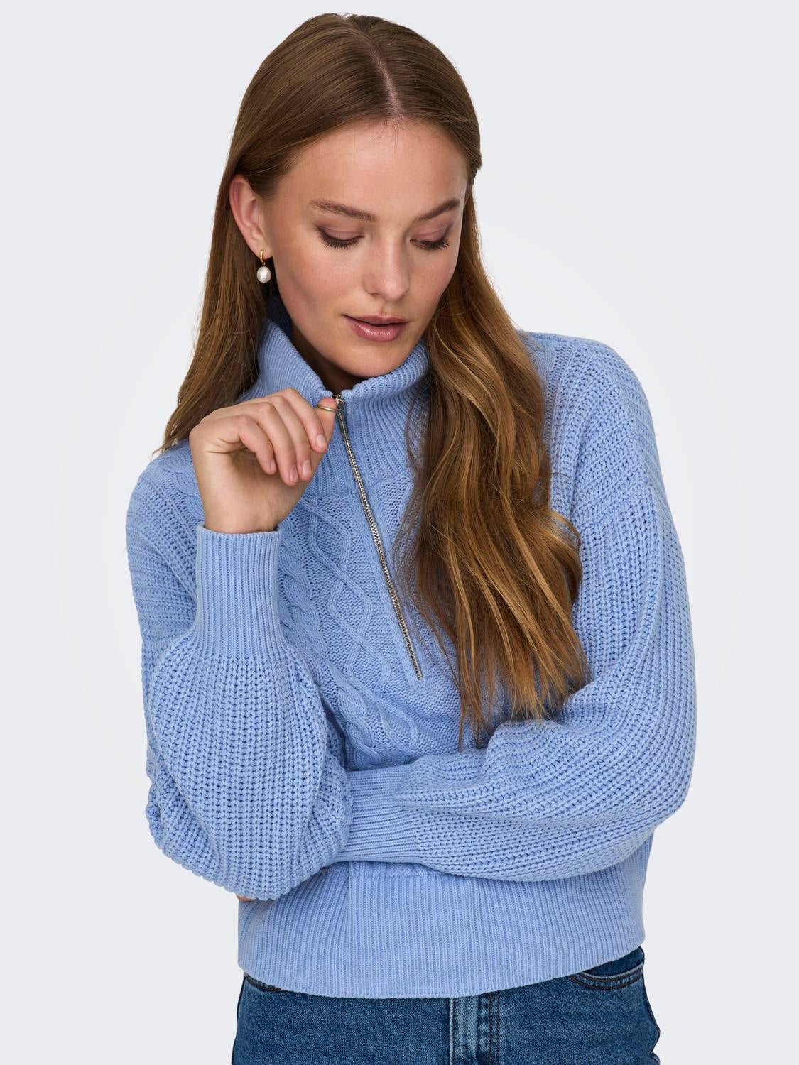 ONLDORITTA Strickpullover Grapemist