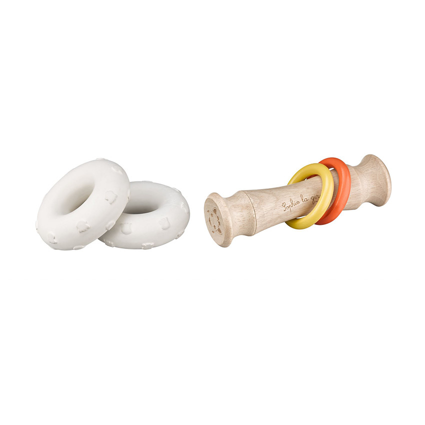 Hochet Totem Rubber Wood - Sophie La Girafe